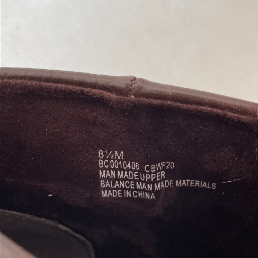 boc Dark Brown Croc-Embossed Ankle Booties - Picture 8 of 8